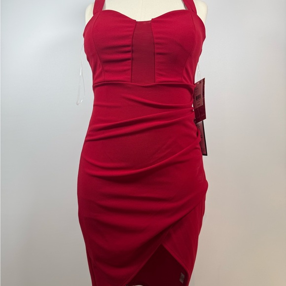 Juniors' Sweetheart-Neck Sleeveless Dress size XL Macy’s New with tags in Red - Picture 4 of 10